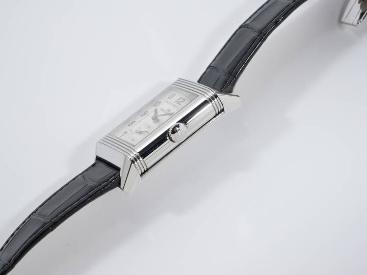 ジャガールクルト レベルソ クラシック ラージ デュオ スモールセコンド Ref.Q3848420 シルバー/ブラック文字盤 中古 cozu2n2h