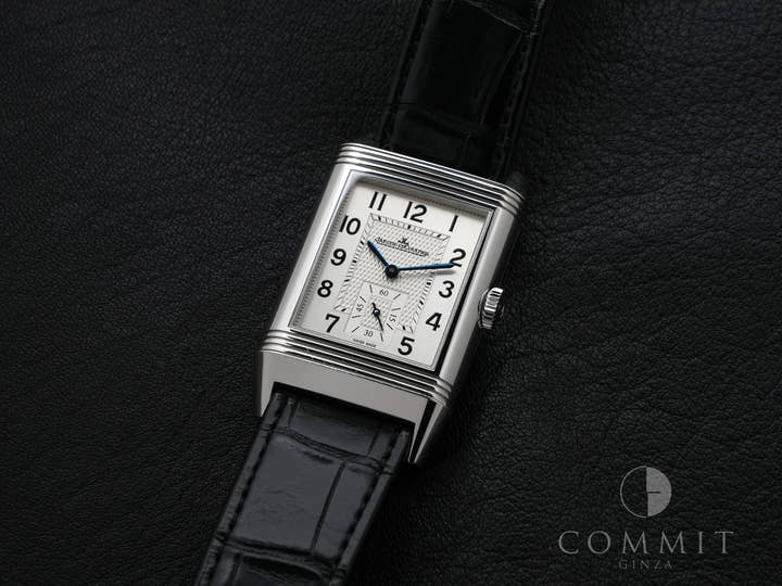 ジャガールクルト レベルソ クラシック ラージ デュオ スモールセコンド Ref.Q3848420 シルバー/ブラック文字盤 中古 cozu2n2h