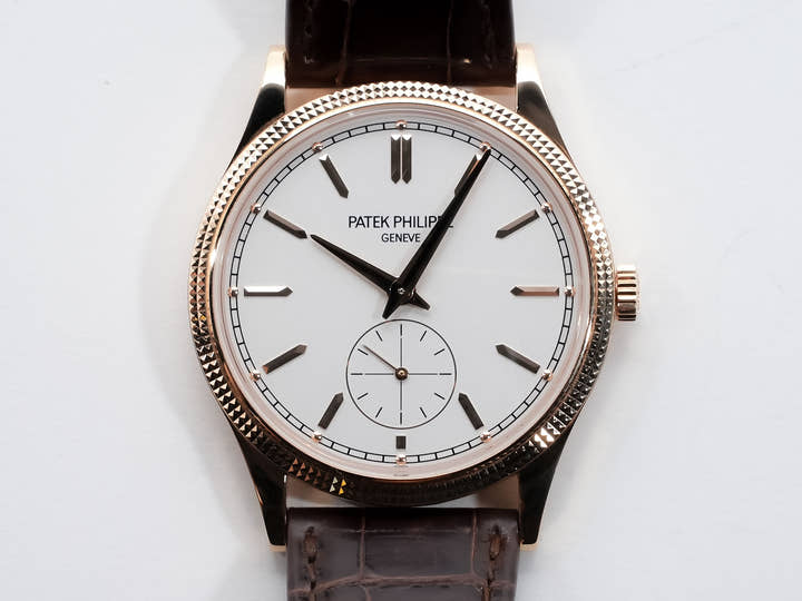 パテックフィリップ カラトラバ Ref.6119R-001 ローズゴールド シルバー文字盤