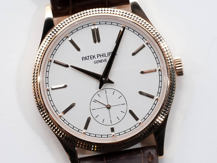 パテックフィリップ カラトラバ Ref.6119R-001 ローズゴールド シルバー文字盤
