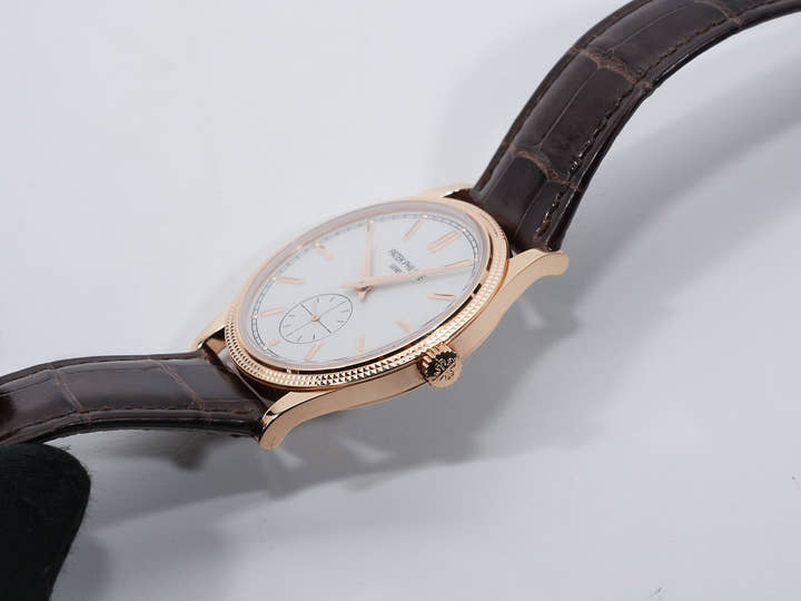 パテックフィリップ カラトラバ Ref.6119R-001 ローズゴールド シルバー文字盤