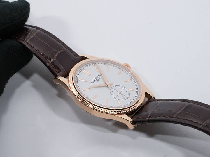 パテックフィリップ カラトラバ Ref.6119R-001 ローズゴールド シルバー文字盤