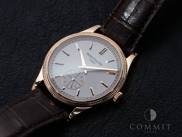 パテックフィリップ カラトラバ Ref.6119R-001 ローズゴールド シルバー文字盤