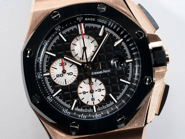 Audemars Piguet Royal Oak Offshore Chronograph Ref. 26401RO.OO.A002CA.01 Pink Gold Black Dial