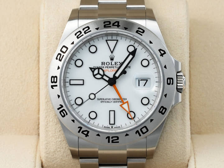 ロレックス エクスプローラーII Ref.226570 ステンレススチール ホワイト文字盤
