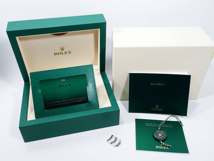 ロレックス エクスプローラーII Ref.226570 ステンレススチール ホワイト文字盤