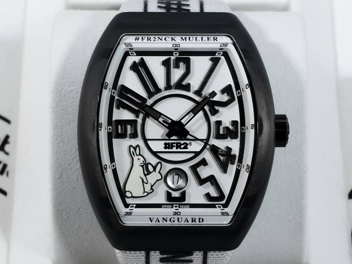 Franck Muller Vanguard Ref.V41SCDT FR2 GFGRNR NR White Dial Unused yt45djrt