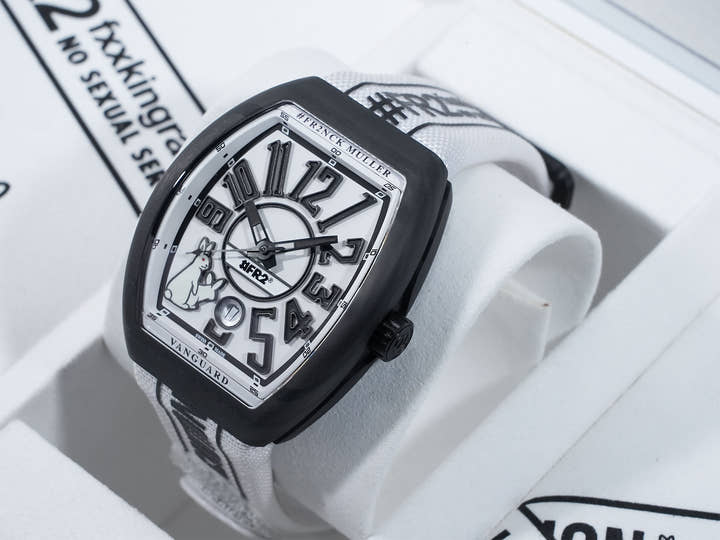 Franck Muller Vanguard Ref.V41SCDT FR2 GFGRNR NR White Dial Unused yt45djrt