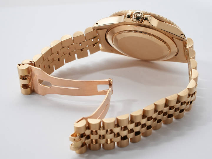 ロレックス GMTマスター Ref.16758 イエローゴールド ブラウン文字盤 ジュビリーブレスレット