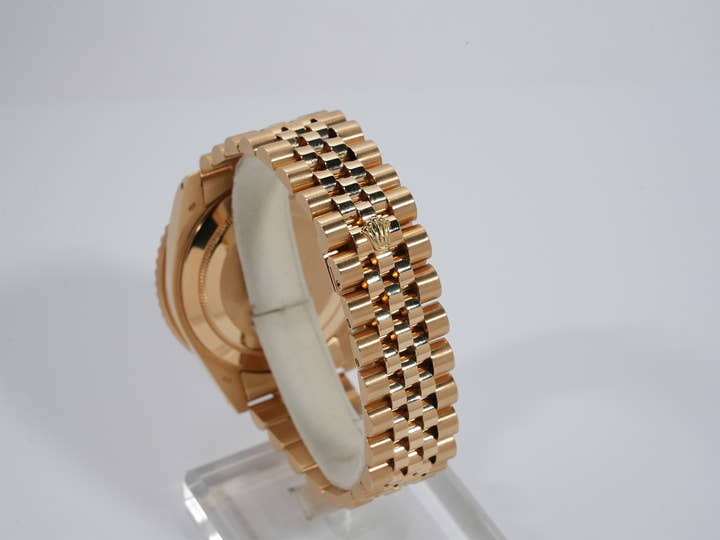 ロレックス GMTマスター Ref.16758 イエローゴールド ブラウン文字盤 ジュビリーブレスレット