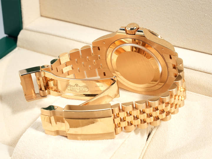 ロレックス GMTマスターII Ref.126718GRNR イエローゴールド ブラック文字盤 オイスターブレスレット