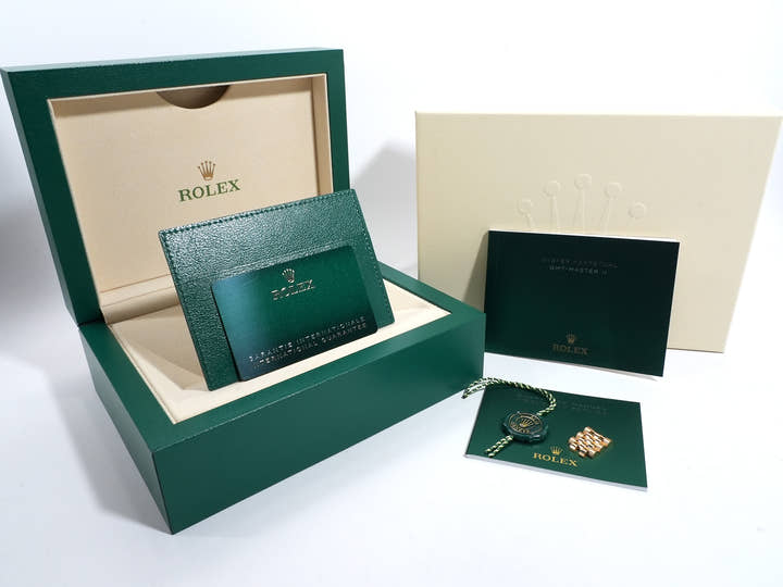 ロレックス GMTマスターII Ref.126718GRNR イエローゴールド ブラック文字盤 オイスターブレスレット