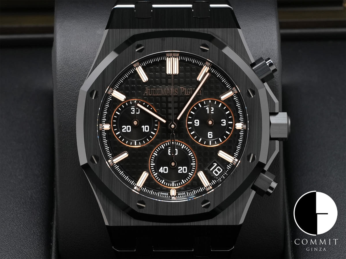 オーデマピゲ ロイヤルオーク クロノグラフ Ref.26240CE.OO.1225CE.02 ブラックセラミック ブラック文字盤