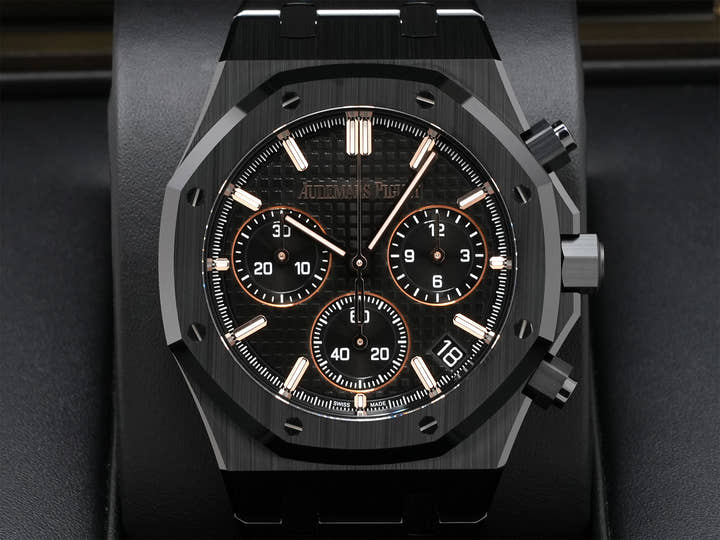 オーデマピゲ ロイヤルオーク クロノグラフ Ref.26240CE.OO.1225CE.02 ブラックセラミック ブラック文字盤