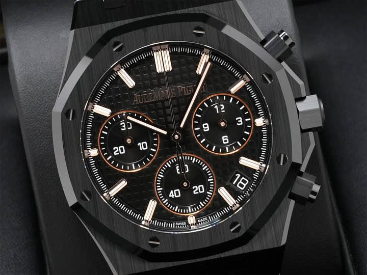 オーデマピゲ ロイヤルオーク クロノグラフ Ref.26240CE.OO.1225CE.02 ブラックセラミック ブラック文字盤