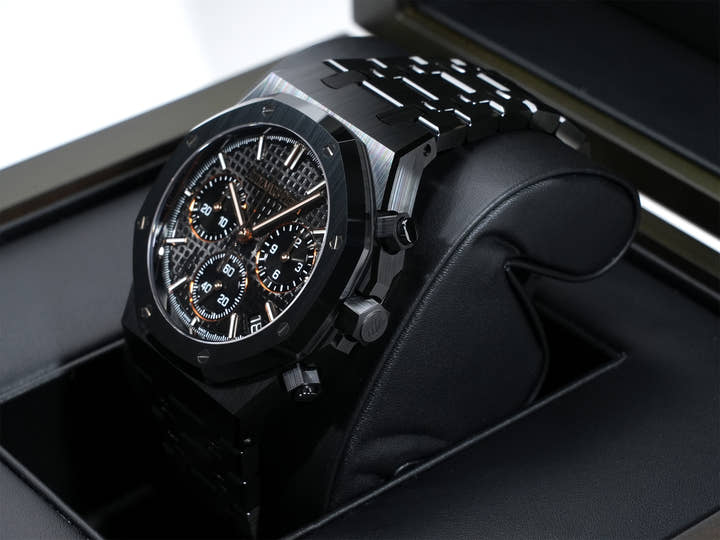 オーデマピゲ ロイヤルオーク クロノグラフ Ref.26240CE.OO.1225CE.02 ブラックセラミック ブラック文字盤