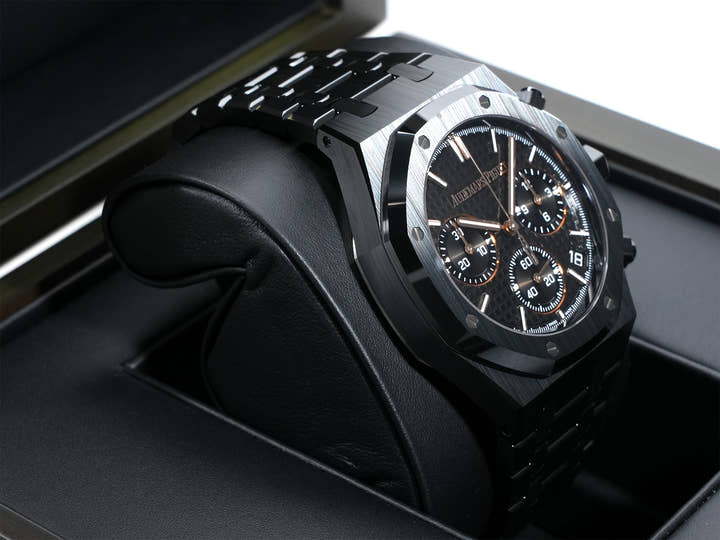 オーデマピゲ ロイヤルオーク クロノグラフ Ref.26240CE.OO.1225CE.02 ブラックセラミック ブラック文字盤