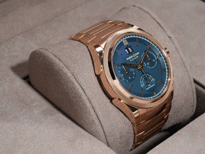 パルミジャーニフルリエ トンダグラフ GT オートマチック Ref.PFC903-1500340-B00782 ブルー文字盤 美中古 g9mwhbtg