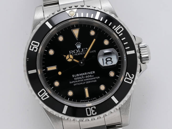 ロレックス サブマリーナー デイト Ref.16610 ステンレススチール ブラック文字盤