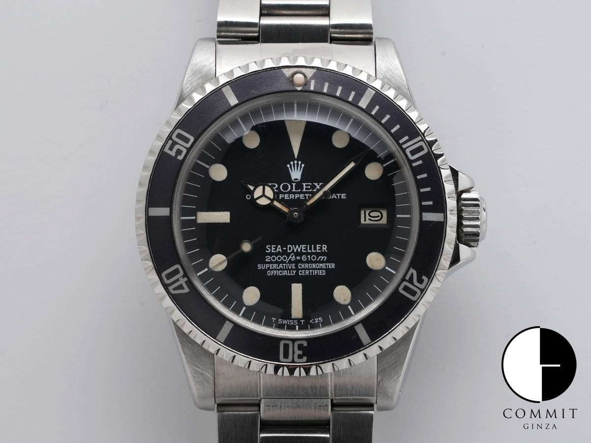 ロレックス シードゥエラー Ref.1665 ステンレススチール ブラック文字盤