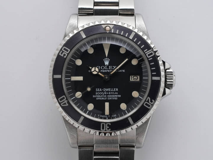 ロレックス シードゥエラー Ref.1665 ステンレススチール ブラック文字盤