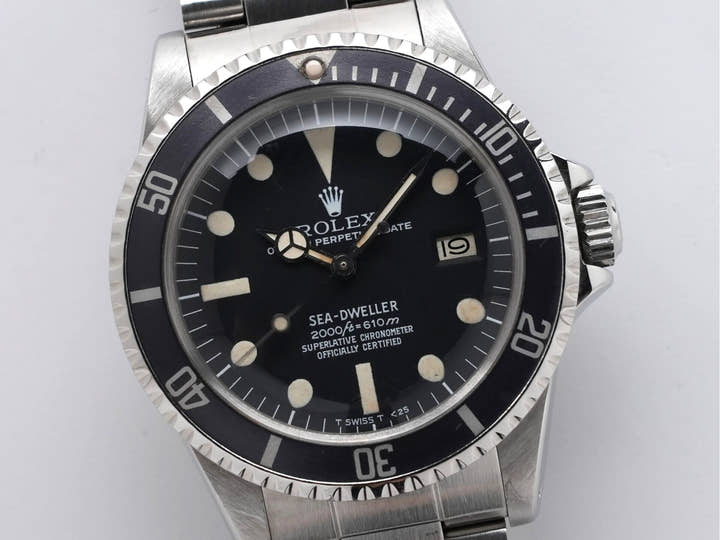 ロレックス シードゥエラー Ref.1665 ステンレススチール ブラック文字盤