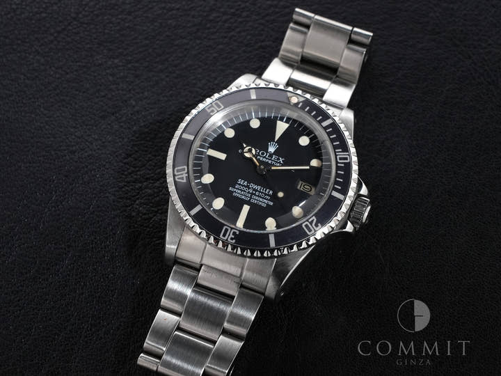 ロレックス シードゥエラー Ref.1665 ステンレススチール ブラック文字盤