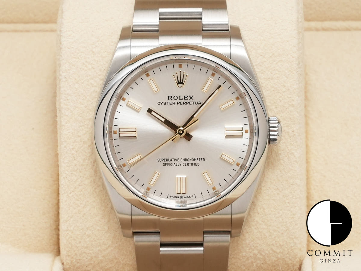 ロレックス オイスターパーペチュアル36 Ref.126000 ステンレススチール シルバー文字盤