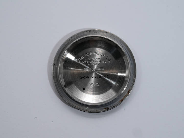 ロレックス GMTマスター Ref.1675 ステンレススチール ブラック文字盤 オイスターブレスレット