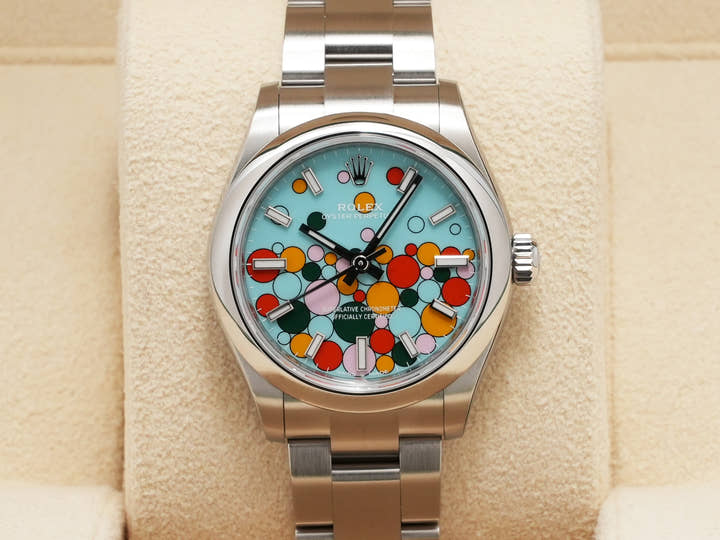 ロレックス オイスターパーペチュアル31 Ref.277200 ステンレススチール セレブレーションモチーフ文字盤