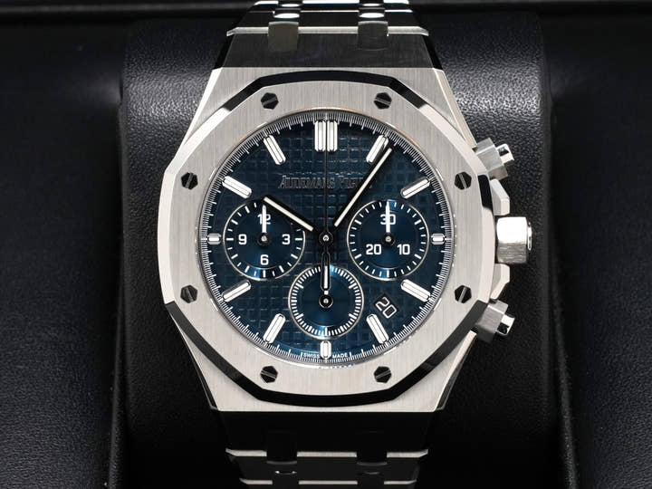 オーデマピゲ ロイヤルオーク クロノグラフ Ref.26715ST.OO.1356ST.01 ステンレススチール ナイトブルー文字盤
