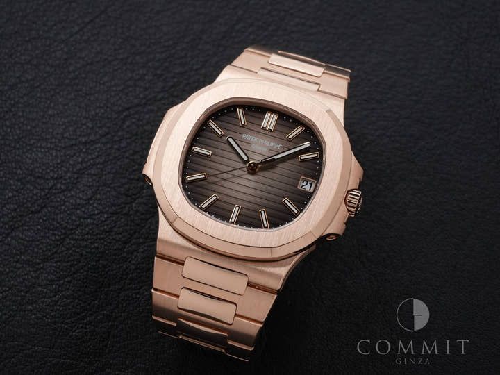 パテックフィリップ ノーチラス Ref.5711/1R-001 ローズゴールド ブラウン・ブラック・グラデーション文字盤