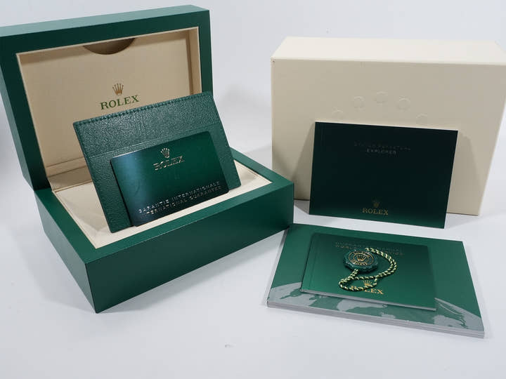 ロレックス エクスプローラー36 Ref.124273 ステンレススチール/イエローゴールド ブラック文字盤