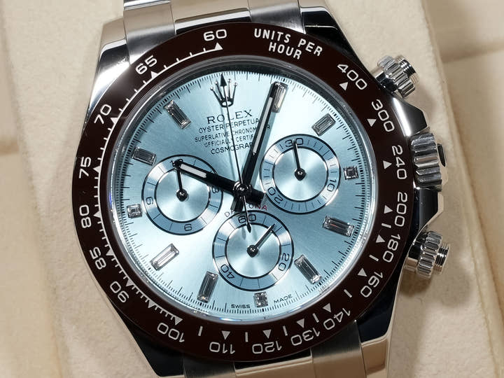 ロレックス デイトナ Ref.116506A プラチナ アイスブルー文字盤