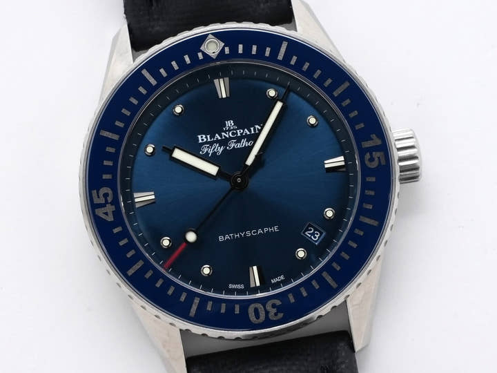 ブランパン フィフティ ファゾムス バチスカーフ Ref.5100-1140-O52A ブルー文字盤 中古 n7nj8b2f