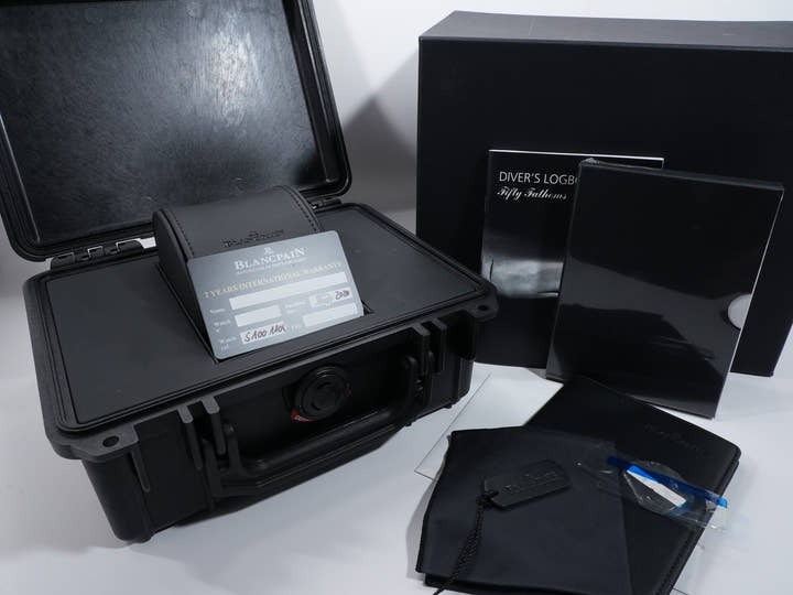 ブランパン フィフティ ファゾムス バチスカーフ Ref.5100-1140-O52A ブルー文字盤 中古 n7nj8b2f