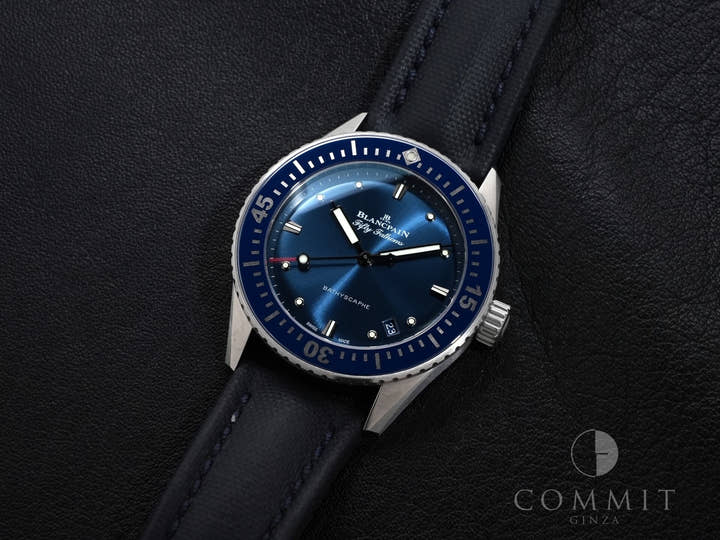 ブランパン フィフティ ファゾムス バチスカーフ Ref.5100-1140-O52A ブルー文字盤 中古 n7nj8b2f