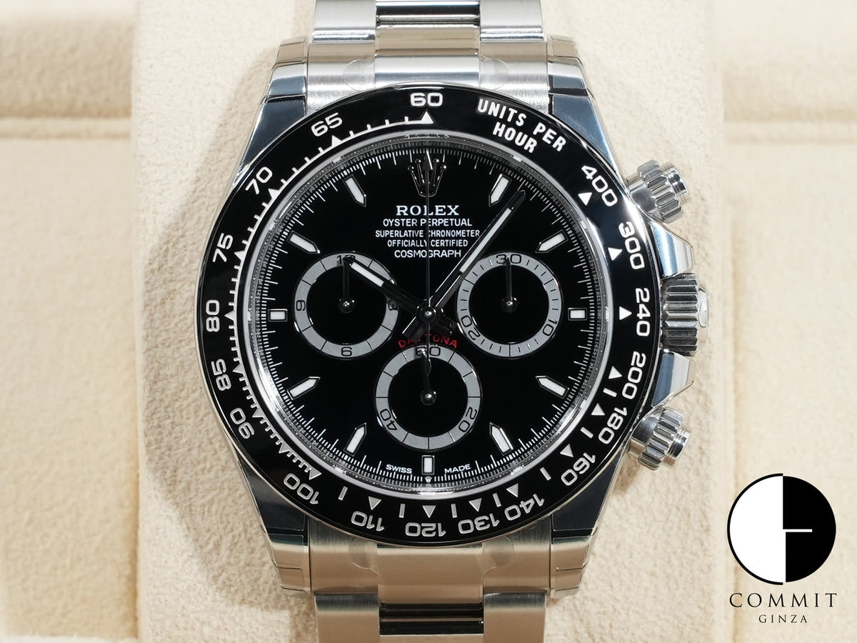 ロレックス デイトナ Ref.126500LN ステンレススチール ブラック文字盤