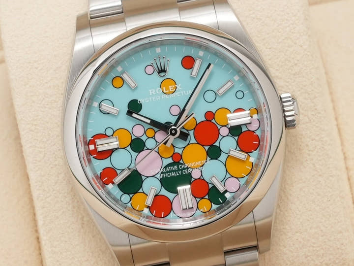 ロレックス オイスターパーペチュアル36 Ref.126000 ステンレススチール セレブレーションモチーフ文字盤