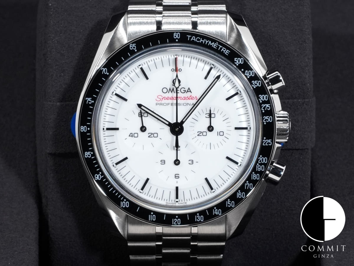 オメガ スピードマスター ムーンウォッチ プロフェッショナル Ref.310.30.42.50.04.001 ホワイト文字盤 未使用 x2uebffw