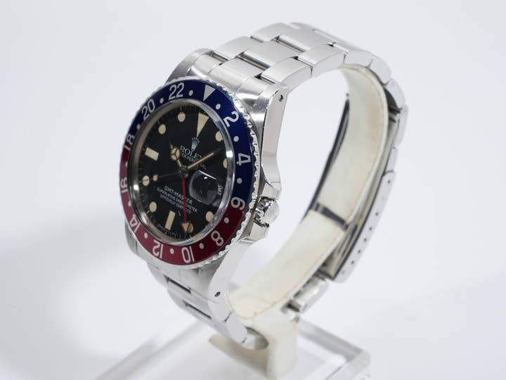 ロレックス GMTマスター Ref.16750 ステンレススチール ブラック文字盤 オイスターブレスレット