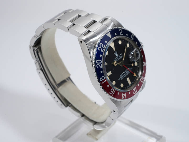 ロレックス GMTマスター Ref.16750 ステンレススチール ブラック文字盤 オイスターブレスレット