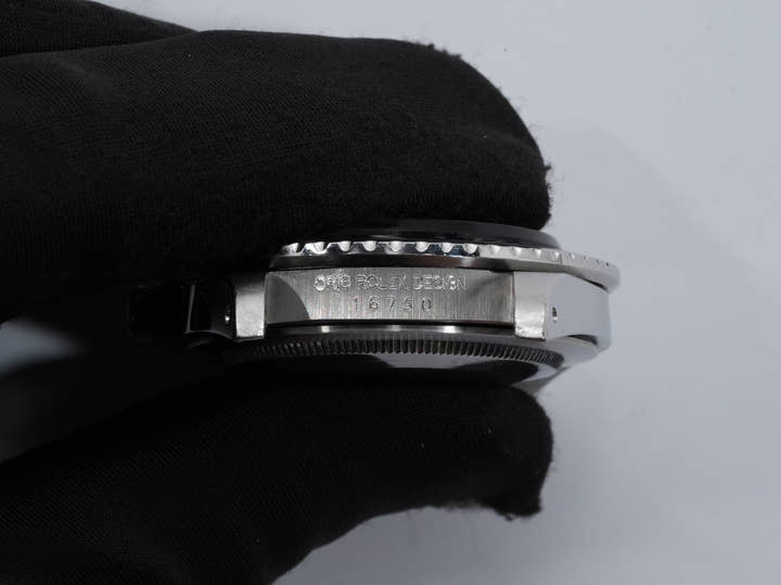 ロレックス GMTマスター Ref.16750 ステンレススチール ブラック文字盤 オイスターブレスレット