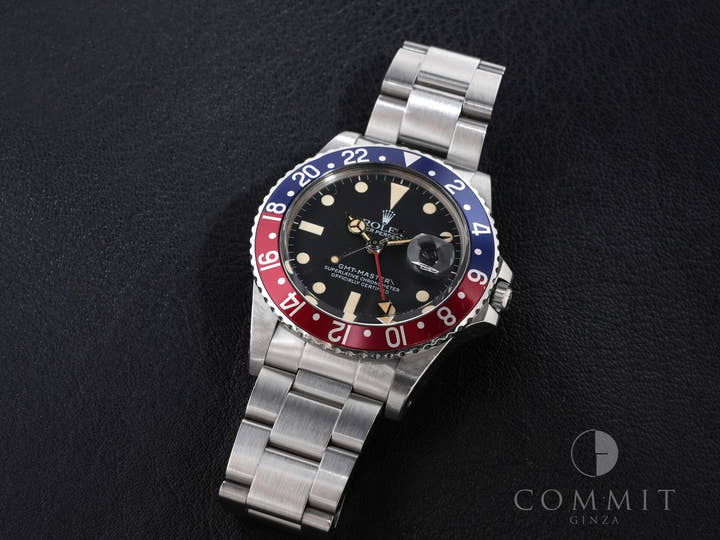 ロレックス GMTマスター Ref.16750 ステンレススチール ブラック文字盤 オイスターブレスレット