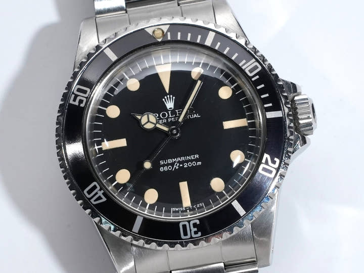 ロレックス サブマリーナー Ref.5513 ステンレススチール ブラック文字盤