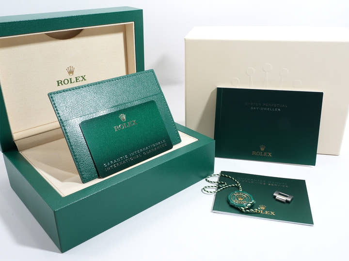 ロレックス スカイドゥエラー Ref.326934 ステンレススチール/ホワイトゴールド ブルー文字盤 オイスターブレスレット