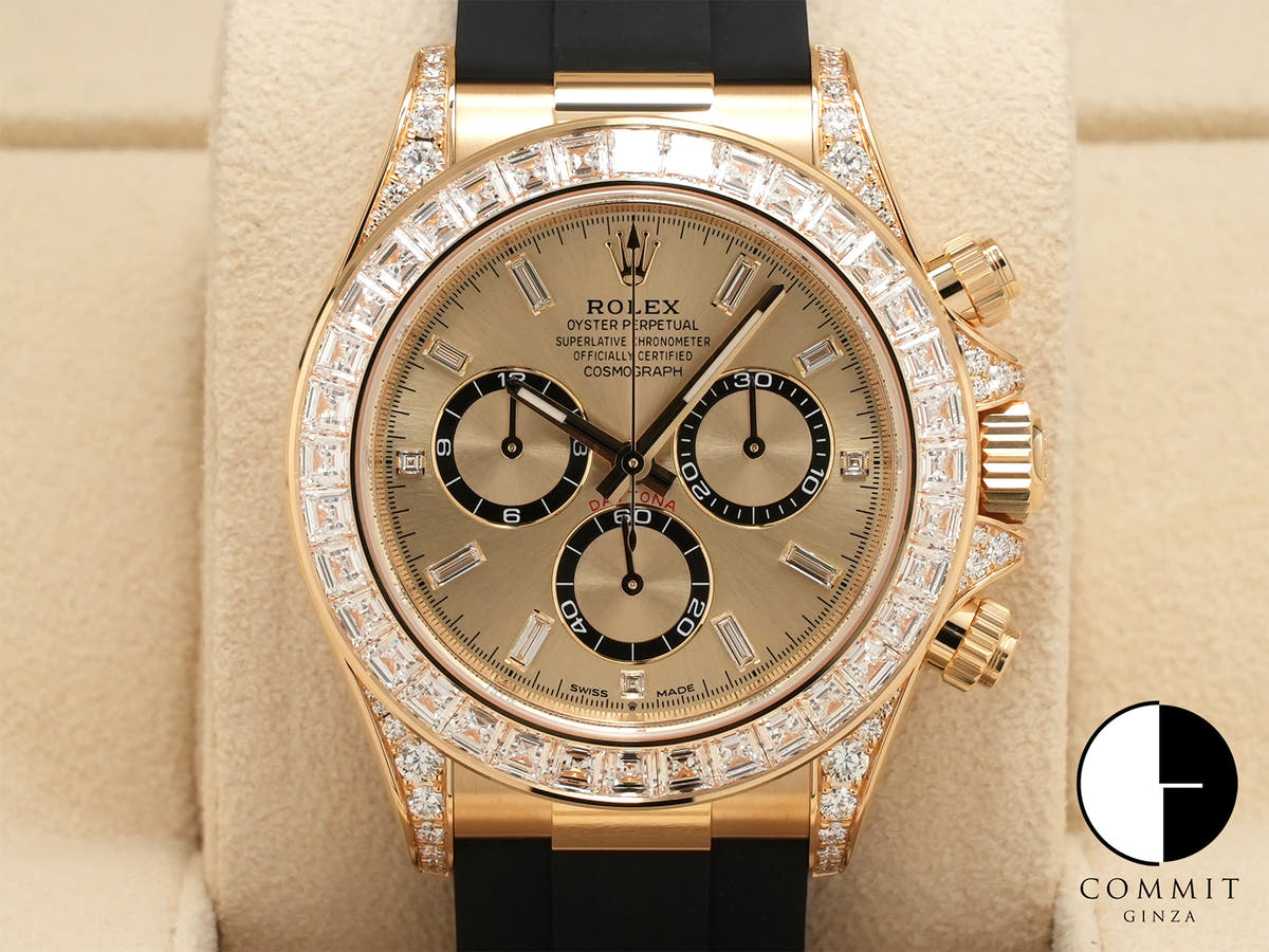 ロレックス デイトナ Ref.126538TBR イエローゴールド ゴールデン/ブライトブラックx11Pダイヤ文字盤