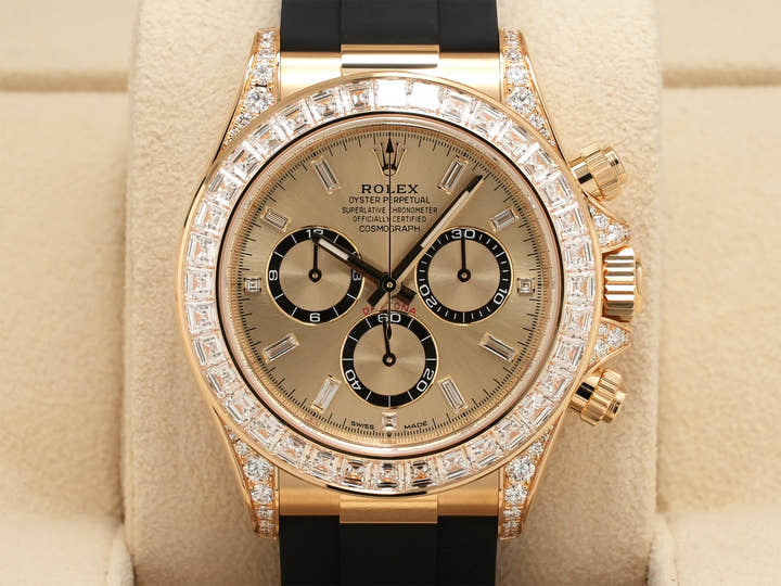 ロレックス デイトナ Ref.126538TBR イエローゴールド ゴールデン/ブライトブラックx11Pダイヤ文字盤