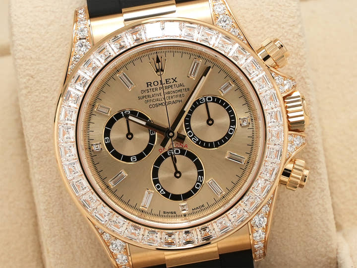 ロレックス デイトナ Ref.126538TBR イエローゴールド ゴールデン/ブライトブラックx11Pダイヤ文字盤