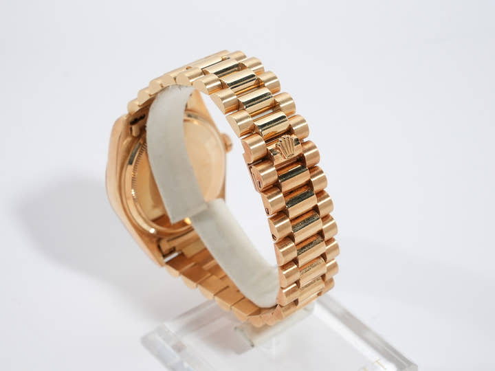 ロレックス デイデイト36 Ref.18038 イエローゴールド オニキス文字盤